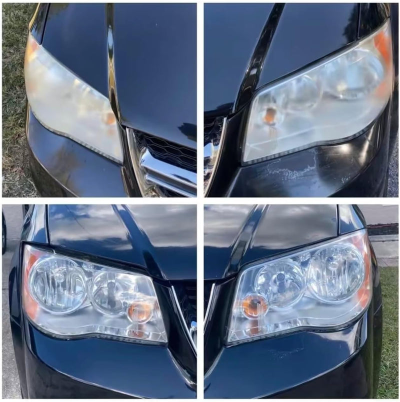 Headlights — before and after